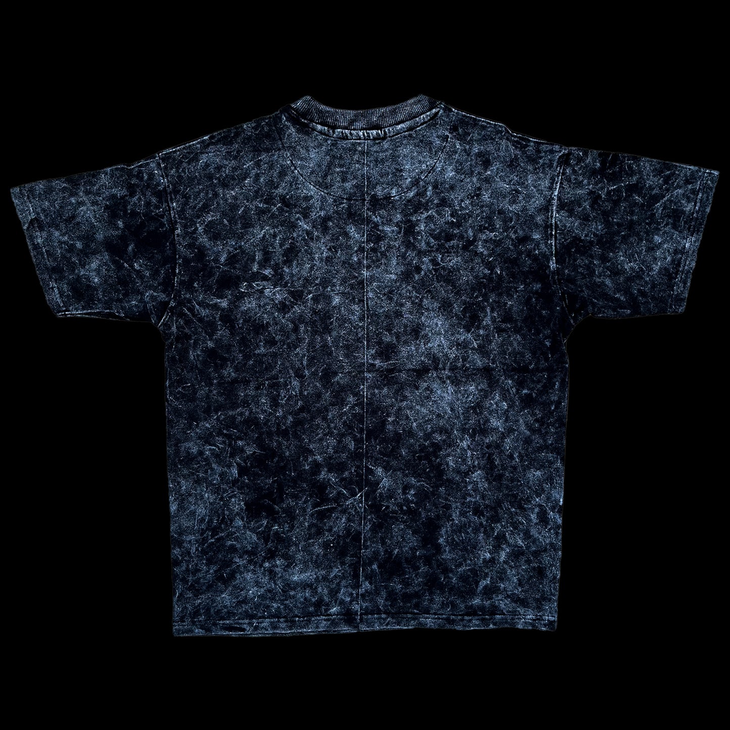 Black KS acid washed oversized Blanks(T-shirt)