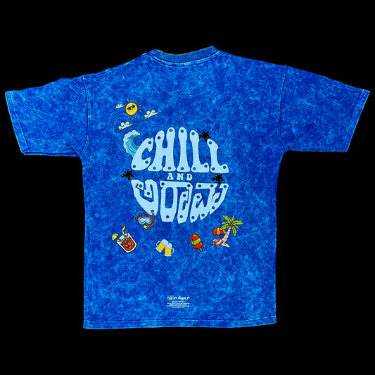 Chill Dosta-acid washed oversized T-shirt