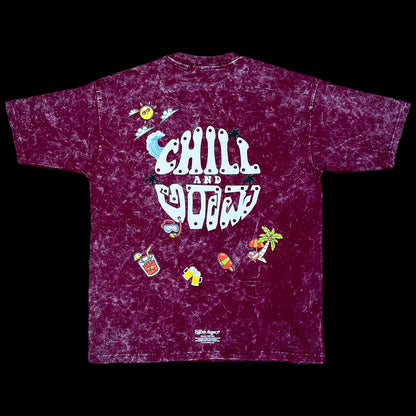 Chill Dosta-acid washed oversized T-shirt