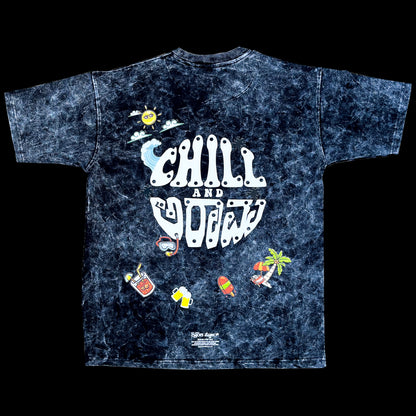 Chill Dosta-acid washed oversized T-shirt