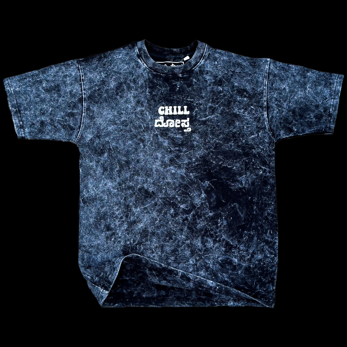 Chill Dosta-acid washed oversized T-shirt